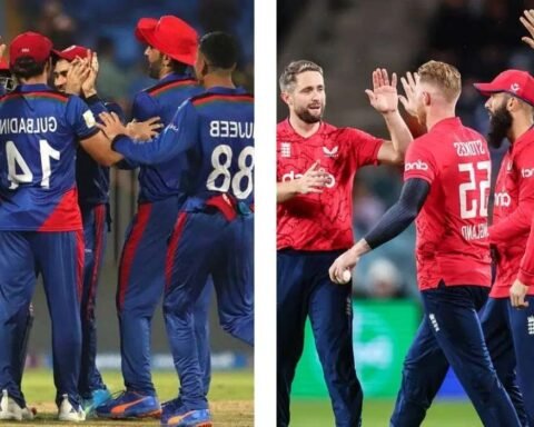 afghanistan national cricket team vs england cricket team standings