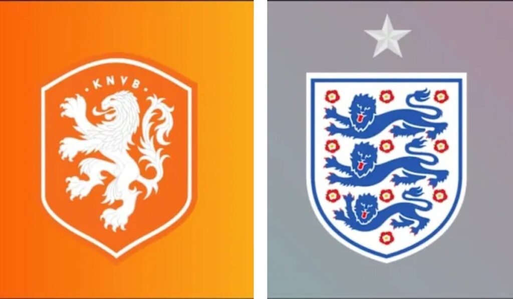 netherlands national football team vs england national football team lineups