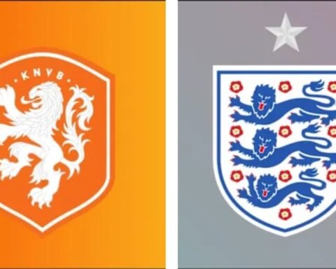 netherlands national football team vs england national football team lineups